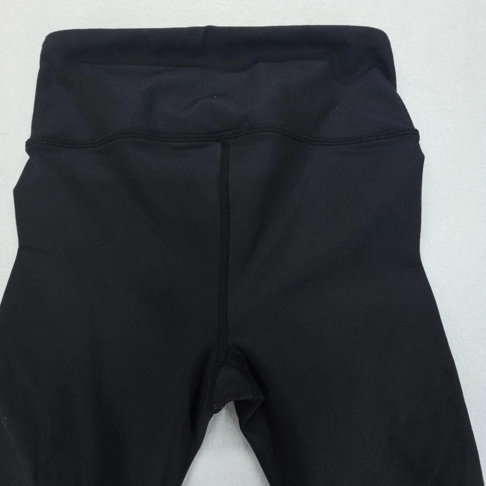 Alo Yoga Leggings Womens XS Black Goddess Over Heel Yoga Pants Athletic Stretch